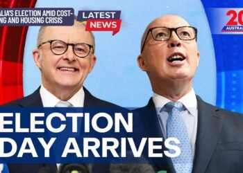 Young voters casting ballots in the 2025 Australian federal election, highlighting generational shift in political power