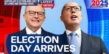 Young voters casting ballots in the 2025 Australian federal election, highlighting generational shift in political power