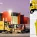 Med-X Solutions waste-management specialists operating in Australia — trucks, staff, and clinical-waste containers symbolising sustainable medical waste disposal and hygiene services.